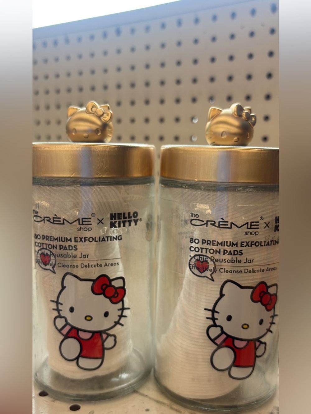 The Crème Shop x Hello Kitty Exfoliating Cotton Pads - White